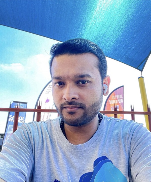 Sudip Basu, founder of Jumpingloops AI, photographed in Johannesburg.